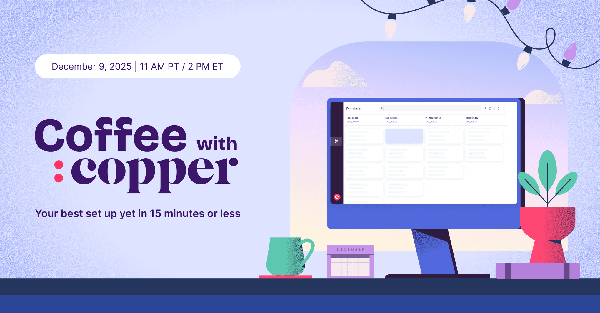 Featured image: Coffee with Copper: Your best set up in 15 minutes or less